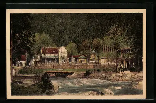 AK Oker /Harz, Hotel Waldhaus im Okertal