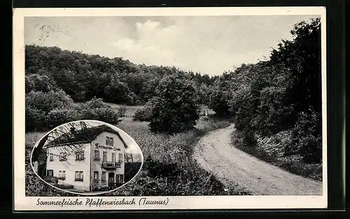 AK Pfaffenwiesbach / Taunus, Gasthaus zur Linde
