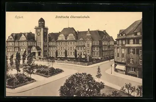 AK Erfurt, Städtische Oberrealschule