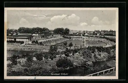 AK Erfurt, Blick auf das Nordbad