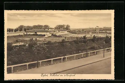 AK Erfurt, Volksbad im Nordpark