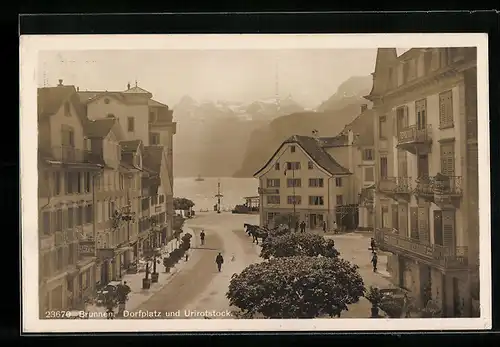 AK Brunnen, Dorfplatz und Urirotstock