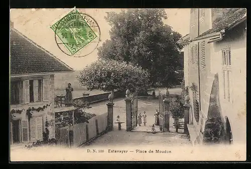 AK Estavayer, Place de Moudon