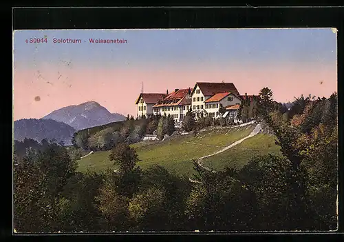 AK Solothurn, Gasthaus auf dem Weissenstein