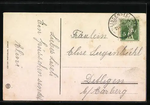 AK Solothurn, Gasthaus auf dem Weissenstein