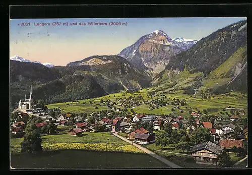 AK Lungern, Gesamtansicht mit dem Wilerhorn