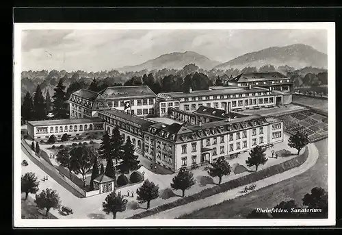 AK Rheinfelden, Blick auf das Sanatorium