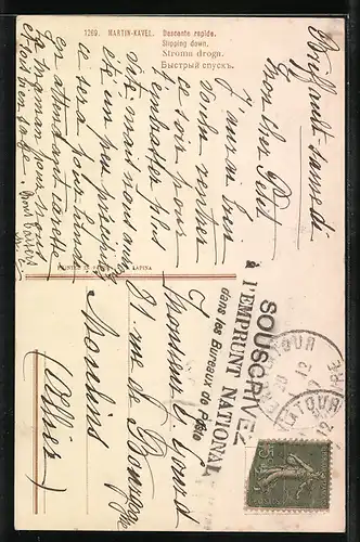 Künstler-AK Kinderpaar fährt Auto