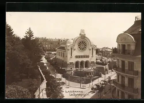 AK Lausanne, Die Synagoge