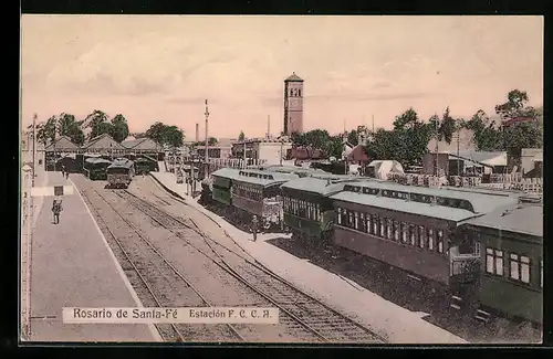 AK Rosario de Santa-Fé, Estacion F.C.C.A.