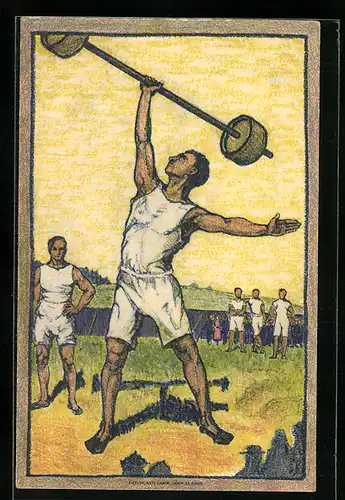 AK Chaux-de-Fonds, Concours National de l`Athlète complet et Championnat National de Force 1918, Gewichtheber
