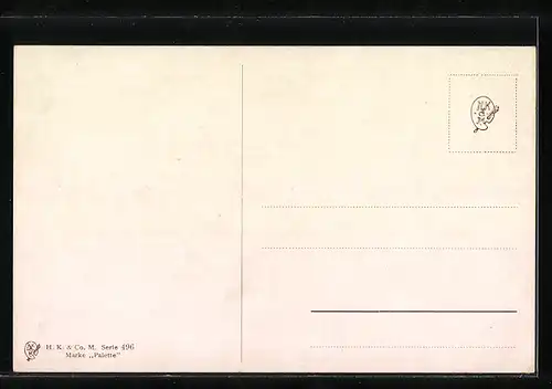 Künstler-AK M. Müller jun.: Zwei Hirsche kämpfen