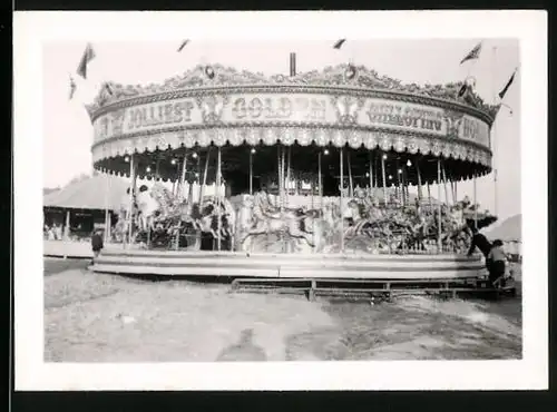 Fotografie England Fair, Rummel-Kirmes-Volksfest, Karussell / Fahrgeschäft, Pferde-Karussell, Carousel