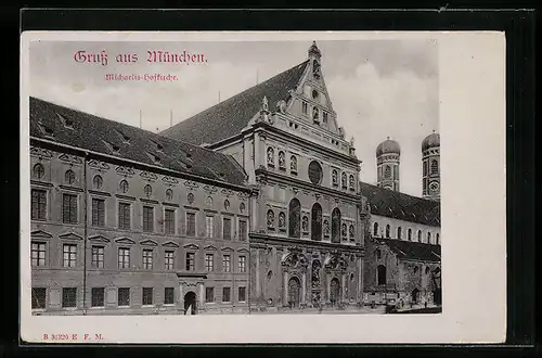 AK München, Michaelis-Hofkirche