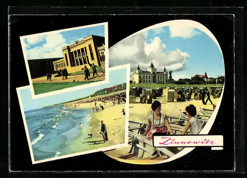 AK Zinnowitz, Kulturhaus, Strandblick