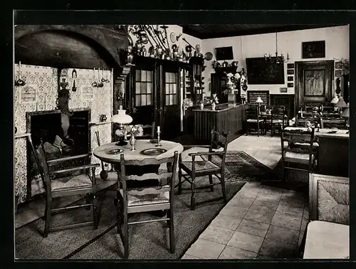 AK Gescher i. Westf., Hotel zur Krone, Saal