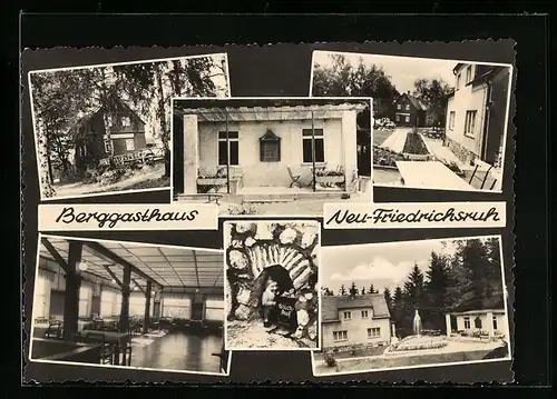 AK Lössnitz i. Erzgeb., Berggaststätte und Fremdenheim Neu-Friedrichsruh