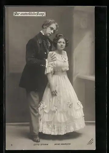 AK Operette Der unsterbliche Lump, Schauspieler Otto Storm und Mimi Marlow