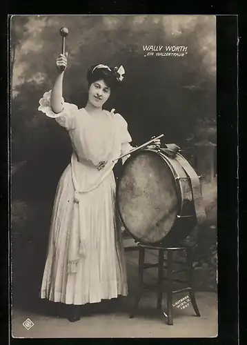 AK Operette Ein Walzertraum, Darsteller Wally Worth