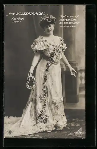 AK Operette Ein Walzertraum, Frl. Modl, Helene