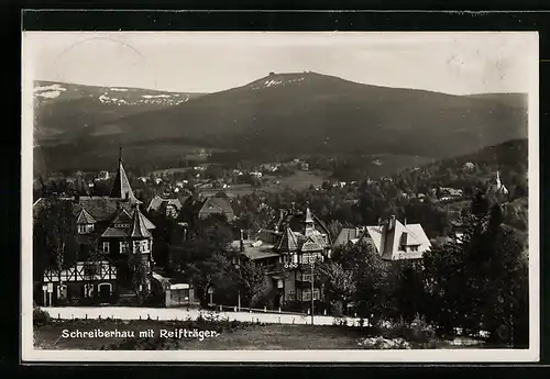 AK Schreiberhau, Totalansicht mit Reifträger