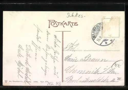 AK Warmbrunn, Teich im Kurpark