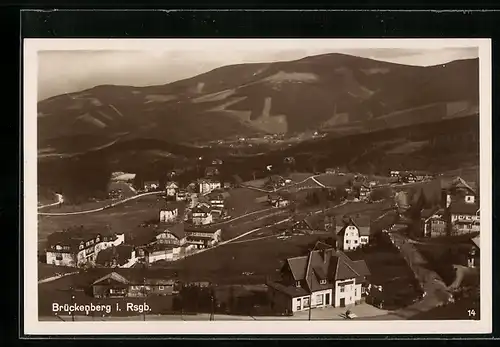 AK Brückenberg, Panorama-Ansicht mit Umgebung