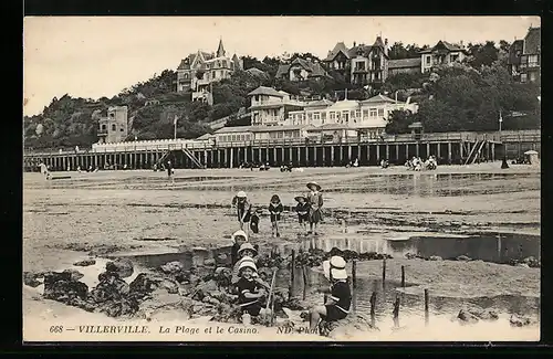 AK Villerville, La Plage et le Casino