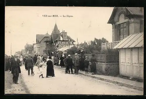 AK Ver-sur-Mer, La Digue