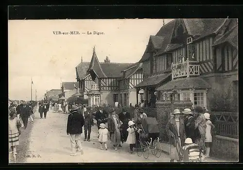 AK Ver-sur-Mer, La Digue