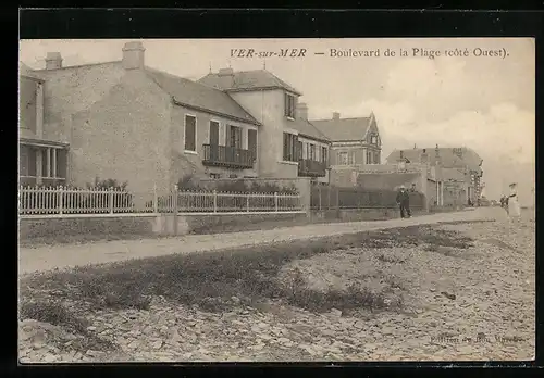 AK Ver-sur-Mer, Boulevard de la Plage