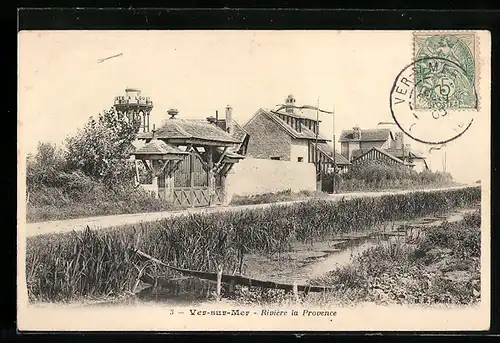 AK Ver-sur-Mer, Riviere la Provence