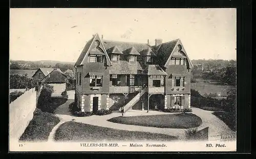 AK Villers-sur-Mer, Maison Normande