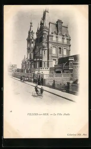 AK Villers-sur-Mer, La Villa Abadie