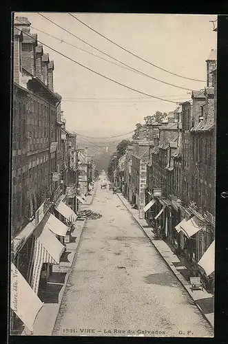 AK Vire, La Rue du Calvados