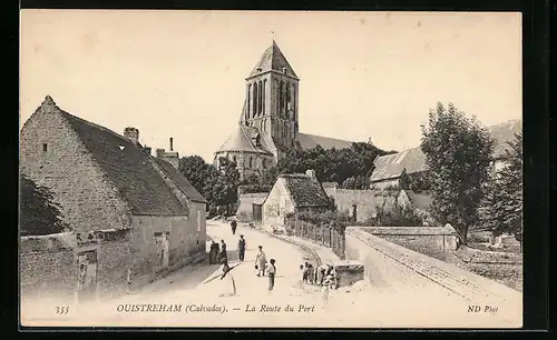 AK Ouistreham, La Route du Port