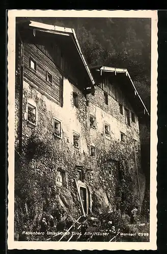 AK Rattenberg, alte Häuser
