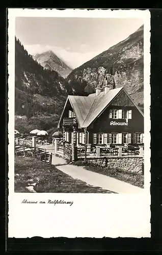 AK Böckstein, Alpen Café Restaurant Alraune am Nassfelderweg