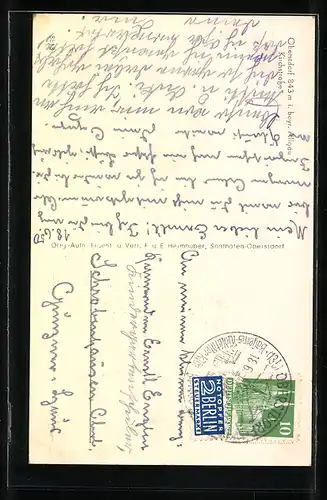 AK Oberstdorf, Hotel Löwen in der Kirchstrasse