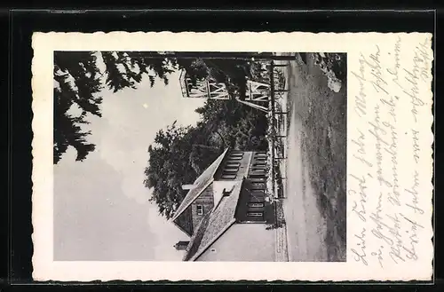 AK Landpoststempel Victorshöhe, Gernrode (Harz) Land