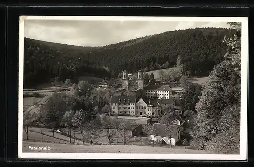 AK Landpoststempel Frauenalb über Karlsruhe /Baden 2