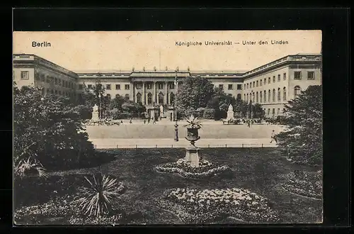 AK Berlin, Königliche Universität, Unter den Linden