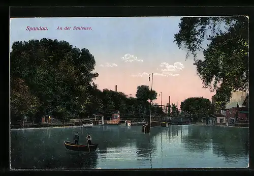 AK Berlin-Spandau, Schleuse