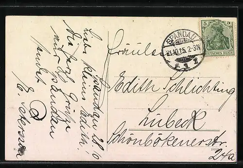 AK Berlin-Spandau, Schleuse