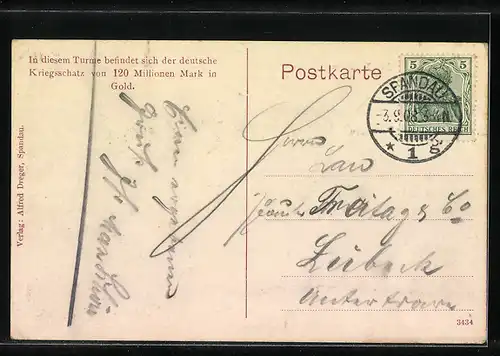 AK Berlin-Spandau, Der Juliusturm