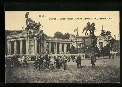 AK Berlin, National-Denkmal Kaiser Wilhelm I, entühllt 1897