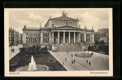 AK Berlin, Am Schauspielhaus, Gendarmenmarkt
