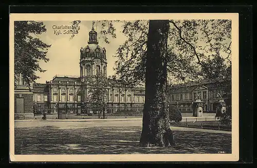 AK Berlin-Charlottenburg, Am Kgl. Schloss