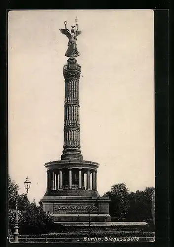 AK Berlin-Tiergarten, Die Siegessäule