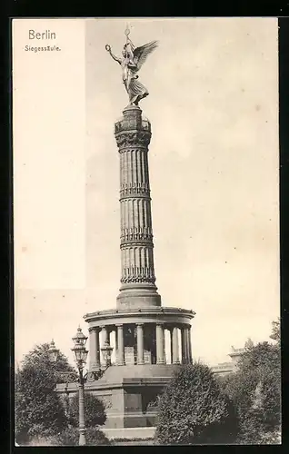 AK Berlin-Tiergarten, Ansicht der Siegessäule
